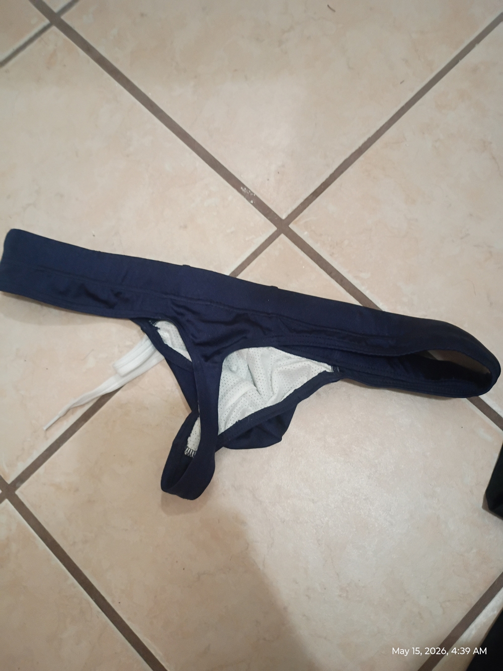 Navy Blue Men's Swim Brief